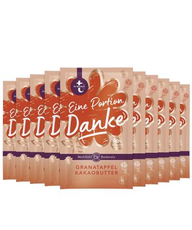 T: by Tetesept Bathroom "A portion of thank you" - Awesome powder crystals with pomegranate and cocoa butter - Bathing gift for the senses - 10 pack (10 x 60 g) pomegranate 60 g (10 pack)