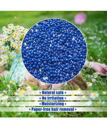 Painless Hair Removal Hard Wax Beans 300g with 10pcs Spatulas - Yovanpur Brazilian Wax for Face, Eyebrow, Body - At-Home Waxing Kit (Chamomile) - Buy Online on SooperMarket.com
