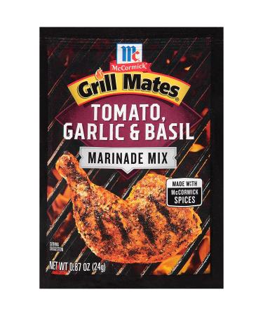 McCormick Grill Mates Tomato, Garlic & Basil Marinade 0.87 oz - Pack of 12 - Buy Online on SooperMarket.com