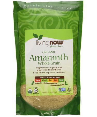 Now Foods Organic Amaranth Whole Grain 16 oz (454 g)