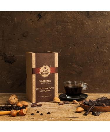 Vietbeans Traditional Coffee Gift Set - Premium Ground Roasted Coffee & Filter - Perfect Present for Coffee Lovers - 250g & 550g Options - Buy Online on SooperMarket.com