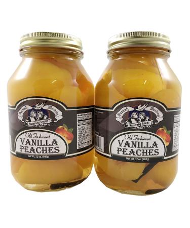 Amish Wedding Vanilla Peaches 32 Ounces (Pack of 2)