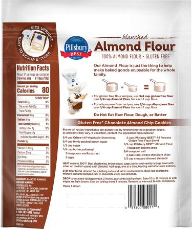 Pillsbury BEST Almond Flour 14oz - Gluten Free Almond Meal for Baking - Buy Online on SooperMarket.com