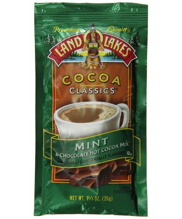 Land-O-Lakes Mint Hot Cocoa Mix 15 oz (Pack of 12)