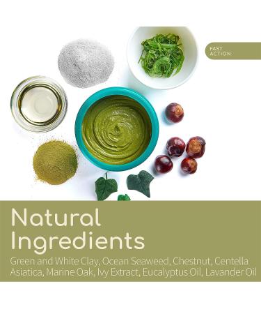 Geomar Seaweed Mud Mask for Pore Cleansing and Reduction - Body Mask for Acne, Cellulite, and Dry Skin - Buy Online on SooperMarket.com
