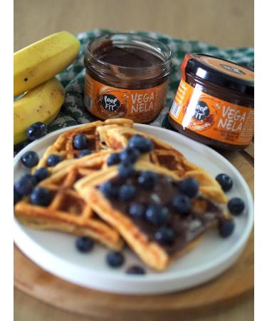 Feel Fit Veganela Salted Caramel Spread - Sugar-Free Palm Oil-Free & Vegan - 6 x 200g Pack - Buy Online on SooperMarket.com