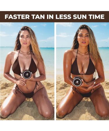 BYROKKO Shine Brown Chocolate Tanning Accelerator Cream (200 ml) - Fast Bronzing for Intense Chocolate Tan - Buy Online on SooperMarket.com