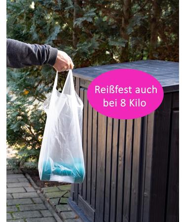 45 Premium 50L Garbage Bags - Tear-Resistant & Waterproof - 3 Packs 60x70 cm with Stretcher Handles - Ideal for International Shipping - Buy Online on SooperMarket.com