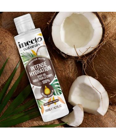 Inecto Coconut Body Oil 6.7 fl oz - Nourishing Hydration & Skin Glow - Buy Online on SooperMarket.com