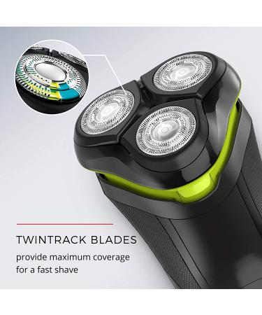 Remington Ultrastyle Rechargeable Rotary Shaver PR1320 - Black/Neon Green - Buy Online on SooperMarket.com