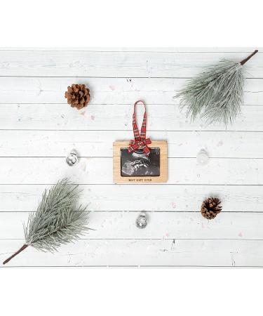 Little Holly Natural Sono Ornament - Baby Ultrasound Photo Keepsake for New Parents - Buy Online on SooperMarket.com