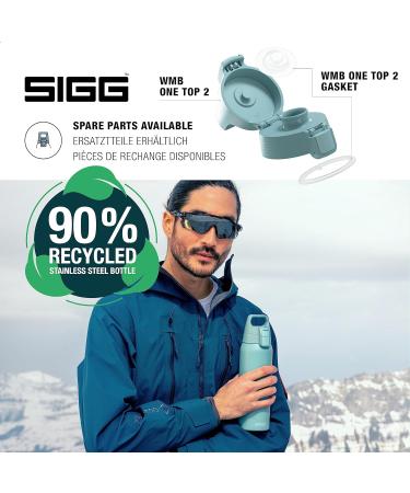 SIGG Isolated Drinking Bottle - Shield Therm 1L Morning Blue | Leak-Proof Dishwasher-Safe BPA-Free Ideal for Carbonated Drinks - Eco-Friendly Design - Buy Online on SooperMarket.com