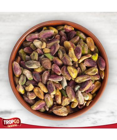 Tropgo Roasted Salted Pistachios Kernel 100g - Nuts in Resealable and Recyclable Tub - Healthy Jumbo Nuts with Fibre Protein and Essential Minerals - Healthy Snacks for All Ages - Buy Online on SooperMarket.com