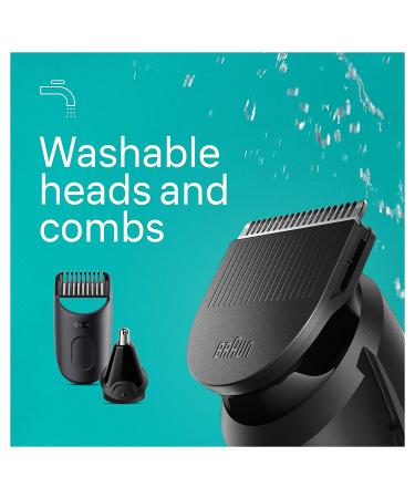 Braun Series 3 3430 All-in-One Style Kit: 3-in-1 Men's Trimmer with Beard, Ear & Nose Trimmer, Hair Clippers - 20 Length Settings, Ultra-Sharp Blade, Washable - Buy Online on SooperMarket.com