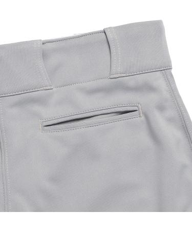 CHAMPRO Open-Bottom Baseball Pant - Loose-Fit, Adjustable Inseam, Reinforced Sliding Areas - Large, Grey - Buy Online on SooperMarket.com