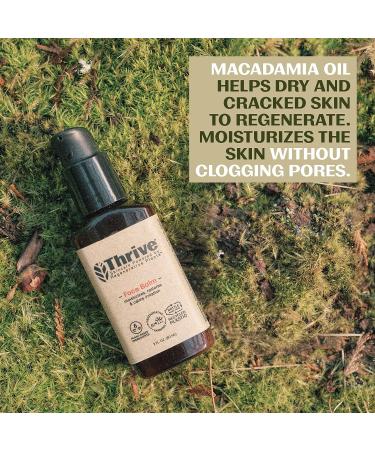 THRIVE Natural Face Moisturizer - Non-Greasy Soothing Lotion for Men & Women | Made in USA with Organic Ingredients | Hydrates Skin & Soothes Irritation | 2 Oz Original Scented - Buy Online on SooperMarket.com