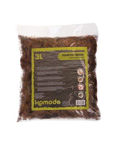 Komodo Habitat Moss 3 Litre may vary