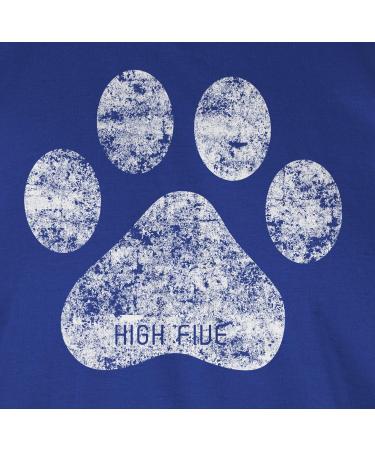 Shirtracer Men's T-Shirt - High Five Dog Paw Gift for Dog Owners - Royal Blue 4XL - Perfect for Pet Lovers - Buy Online on SooperMarket.com