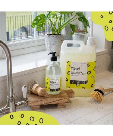 Miniml Eco Washing Up Liquid 5L Refill - Apple Orchard Scented | Plant Based, Vegan, Cruelty Free, Non Bio | Natural Cleaning Product - 500 Washes - Buy Online on SooperMarket.com