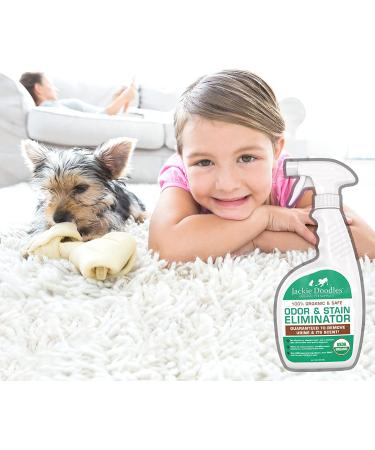 Jackie Doodles Urine Remover 24 OZ Bottle - Safely Eliminates Cat, Dog, and Human Odors - Ready to Use with Concentrate - Buy Online on SooperMarket.com