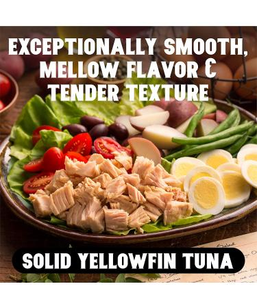 Portofino Yellowfin Tuna in Olive Oil - 4.5oz Can (Pack of 12) - Buy Online on SooperMarket.com