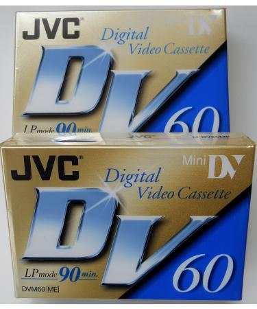JVC Mini Digital Video Cassette, 2-Pack