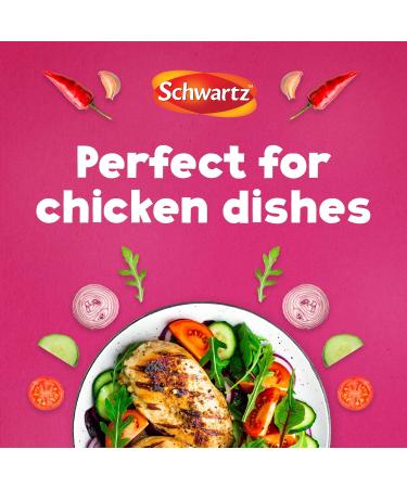 Schwartz Chicken Seasoning Chilli & Garlic 48g - Spicy blend for delicious chicken dishes - Buy Online on SooperMarket.com