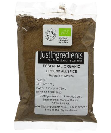 JustIngredients Essentials Organic Allspice Ground 100 g