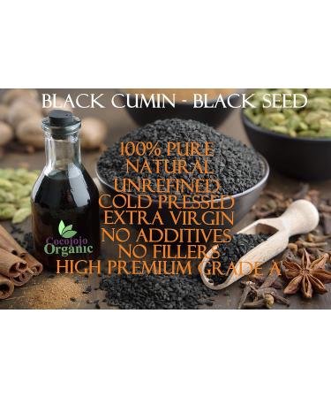 Buy Cocojojo 32 oz Black Cumin Oil | Pure Cold Pressed Black Seed Oil for Hair Beard Face & Joints - Natural & Organic - Buy Online on SooperMarket.com