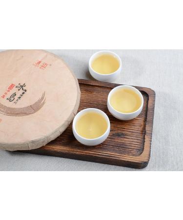 2021 Bin Dao Raw Puerh Tea Cake 357g - Natural & Aged Sheng Pu Erh Tea from Yunnan (12.6oz) - Buy Online on SooperMarket.com