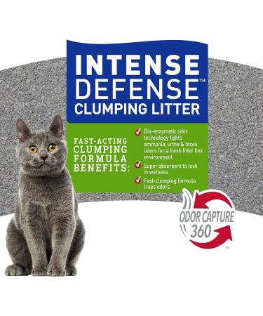 Nature's Miracle Intense Defense Clumping Litter 40 LBS Grey - Buy Online on SooperMarket.com