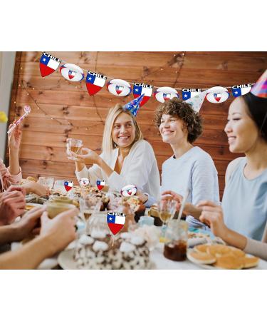 Chile Flag Rugby Ball Food & Cupcake Picks Toppers Party Decorations (14 Pack) - Buy Online on SooperMarket.com