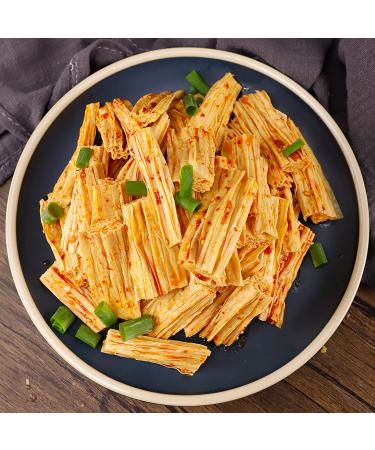 ONTRUE Dried Beancurd Sticks 9.88 Oz - Asian Tofu Yuba, Precut Non-GMO Vegan Protein Snack - Gourmet Gift - Buy Online on SooperMarket.com