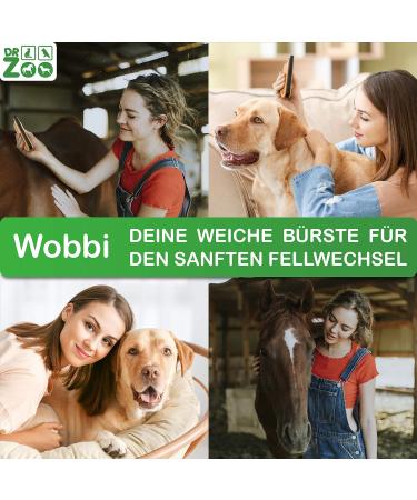 DR Zoo Fur Rip-Wipe Wobbi Multi-Use Soft Fur Change Helper Dog & Horse Brush & Accessories for Horses | International Shipping Available - Buy Online on SooperMarket.com