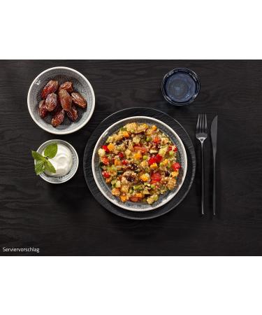 Ration1 Oriental Bulgur with vegetables and dates 4x 400g - 10 years durable!Vegan & Lactose -free!Simply open and enjoy - no further ingredients necessary!400 g (4 Pack)