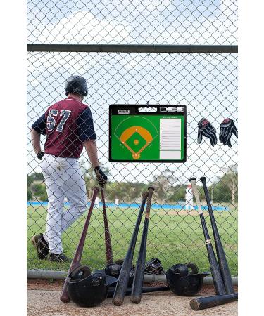 Murray Sporting Goods Premium Coaches Clipboard | Double-Sided Dry Erase Board - Ideal for Basketball, Baseball, Soccer, Football, Hockey | Marker Included - Buy Online on SooperMarket.com