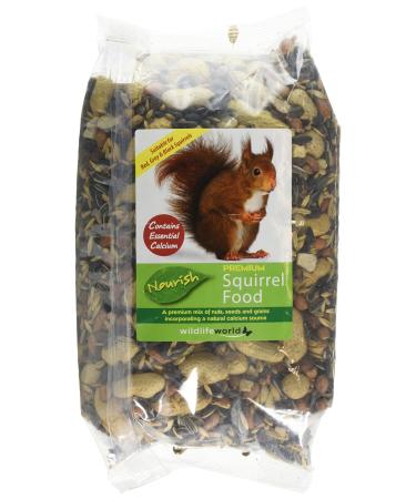 Wildlife World Nourish Squirrel Food with Added Calcium 1 kg (Pack of 1)