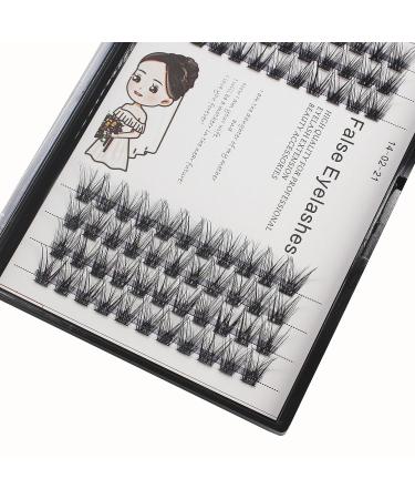 Bodermincer 84 Cluster D Curl Natural Style Eyelashes 12MM - Professional Makeup Fake False Eyelashes - Buy Online on SooperMarket.com