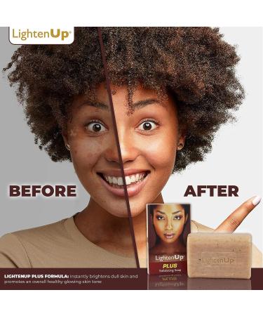 OMIC LightenUp Exfoliating Soap 200g/7fl oz - Skin Brightening Cleansing Bar with Apricot, Glycerin & Coconut Oil - Buy Online on SooperMarket.com