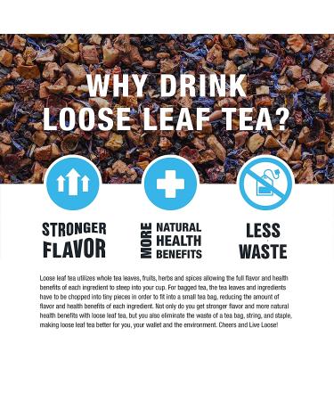 Tiesta Tea Premium Loose Leaf Blueberry Wild Child - Caffeine Free 16oz - Buy Online on SooperMarket.com
