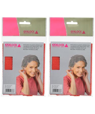Efalock Professional Hairdresser's Veil - Red Pack of 2 (2x1 Piece) | International Shipping Available - Buy Online on SooperMarket.com