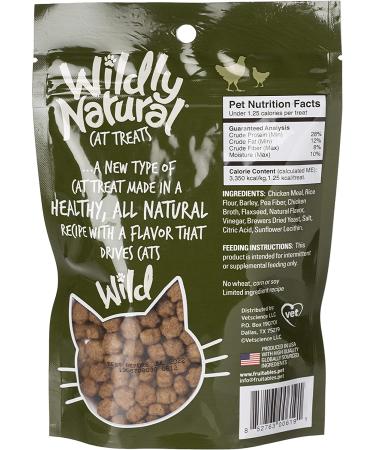 Wildly Natural Chicken Cat Treats - Healthy & Delicious Snack for Cats - Buy Online on SooperMarket.com