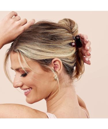 Gimme Beauty Strong ClickFit Claw Clip in Brown for All Hair Types - Trendy Hair Accessory for All Genders - Firm Hold, No-Slip Design - 1 pc - Buy Online on SooperMarket.com