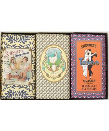 Claus Porto GiftBox Classico Collection Set - Luxurious Handcrafted Soaps for a Pampering Experience - Buy Online on SooperMarket.com