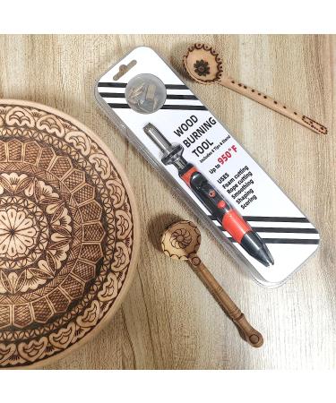 Wood Burning kit  Professional WoodBurning Pen Tool  DIY Creative Tools  Wood Burner for Embossing/Carving/Pyrography Suitable for Beginners Adults - Buy Online on SooperMarket.com