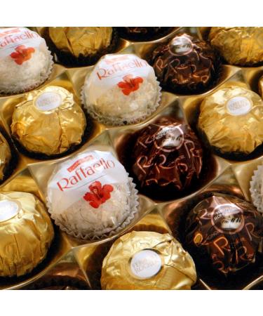 FERRERO COLLECTION Fine Assorted Chocolate and Coconut Confections 24 Count Individually Wrapped Candies 259 Grams 24 pieces - Buy Online on SooperMarket.com