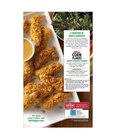 Kellogg's Corn Flakes Original Breakfast Cereal - 12 oz Fat Free 4 Pack - Buy Online on SooperMarket.com