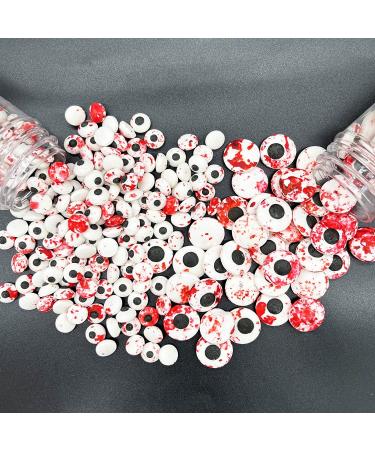 Weraru Bloody Red Eyeball Candy Cake Toppers - Halloween & Christmas Party Decorations - 6.8oz (Mixed Sizes) - Buy Online on SooperMarket.com