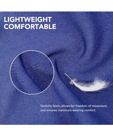 Harrison Howard Fly Mask - Stretchy Breathable UV Protection Full View Eye Opening & Ventilated Ear Protection - Large Deep Blue - Buy Online on SooperMarket.com