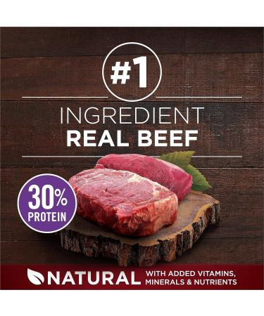 Purina ONE True Instinct High Protein Dry Dog Food Beef & Bison - 6.8 kg Bag & Tender Cuts True Instinct Wet Dog Food in Gravy Variety Pack 2 Flavours - 368 g Can (6 Pack) - Buy Online on SooperMarket.com